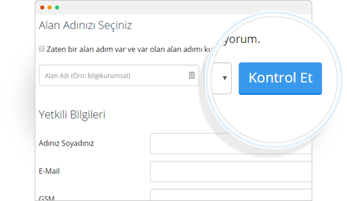 Ücretsiz Alan Adı, Hosting ve E-Mail