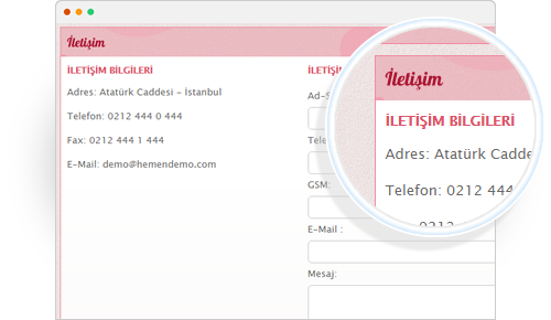 İletişim Bilgileri